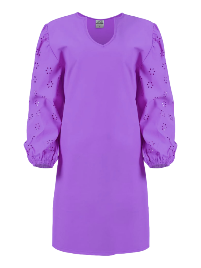 Sunny jurk broderie — Lila