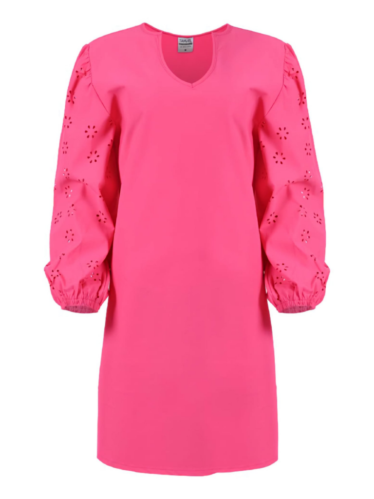 Sunny jurk broderie — Roze